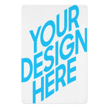 Lade das Bild in den Galerie-Viewer, Eisenblech Bild (verdickt) mit Fotos Muster Text Logo selbst gestalten und bedrucken