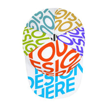 Lade das Bild in den Galerie-Viewer, Gebogene Gummi Snapback Cap Baseballkappe aus Polyester mit Voll-Druck selbst gestalten und bedrucken