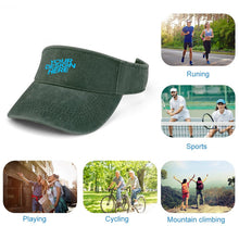 Lade das Bild in den Galerie-Viewer, Visor (1-St) Sonnenvisor mit Schirm aus hochwertiger Baumwolle mit Foto / Text selbst gestalten und bedrucken