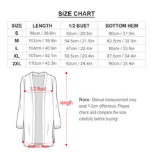 Lade das Bild in den Galerie-Viewer, Multi-Image-Druck Langarm Cardigan Strickjacke Shirt lang geschnitten NZ060 mit Foto Text Muster selbst gestalten und bedrucken