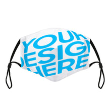 Lade das Bild in den Galerie-Viewer, PM2,5 Gesichtsmasken Mund Nasen Masken (mit schwarzem Seil) waschbar selbst gestalten
