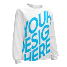 Lade das Bild in den Galerie-Viewer, Rundhals-Sweatshirt Pullover mit Foto & Text selbst gestalten und bedrucken