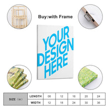 Lade das Bild in den Galerie-Viewer, 2:3 Vertikale Version Aufhängende Leinwand Malerei / Hängende Gemälde 24×36 Inch (60×90cm) mit Foto selbst gestalten und bedrucken