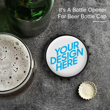 Lade das Bild in den Galerie-Viewer, Flaschenöffner/Kühlschrankmagnete Schwarz-Stil selbst gestalten und bedrucken