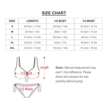 Lade das Bild in den Galerie-Viewer, Bikini 2-tgl. Set Push-Up Triangle Bikinis Bk2117 mit Foto selbst gestalten und bedrucken