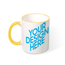 Lade das Bild in den Galerie-Viewer, Sonderangebot Farbbecher mit Mund und Griff aus Keramik selbst gestalten und bedrucken