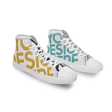 Lade das Bild in den Galerie-Viewer, Herren/Männer Canvas High Top Schuhe differenziert selbst gestalten und bedrucken