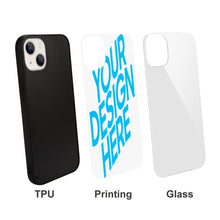 Lade das Bild in den Galerie-Viewer, TPU Panzer Glas Handyhülle für Apple iPhone 13 Serie Pro / Pro Max / Mini mit Foto selbst gestalten und bedrucken