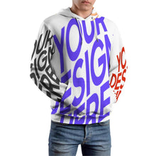 Lade das Bild in den Galerie-Viewer, Multi-Image-Design Herren / Männer Hoodie Kapuzenpullover Kapuzensweatshirt A37H mit Foto Design Motiv Text selbst gestalten und bedrucken