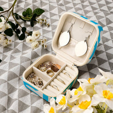 Lade das Bild in den Galerie-Viewer, Schmuckbox Schmuckkoffer Schmuckkasten für Ringe, Ohrringe, Halsketten, Armbänder mit Fotos Muster Text Logo selbst gestalten und bedrucken