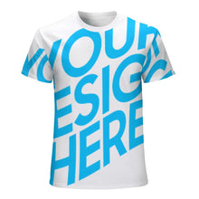 Lade das Bild in den Galerie-Viewer, Große Größen 100% Baumwolle Kurzarm T-Shirt TSHIRT Volldruck-T-Shirts ZP057 für Damen Frauen mit Foto Muster Text selbst gestalten und bedrucken