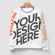 Lade das Bild in den Galerie-Viewer, Multi-Image-Design Herren / Männer Sweatshirt Pullover A27H mit Foto Design Motiv Text selbst gestalten und bedrucken