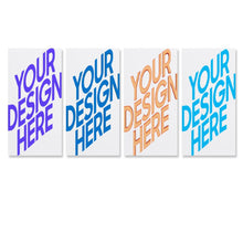 Lade das Bild in den Galerie-Viewer, Multi-Image-Design Druck Vertikale Version 1:2 hängende Poster 4 Panel / Wandbilder 4-teilig / Leinwand Malerei mit Foto selbst gestalten und bedrucken