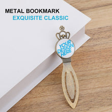 Lade das Bild in den Galerie-Viewer, Vintage Lesezeichen "Krone" aus Metall selbst gestalten und bedrucken