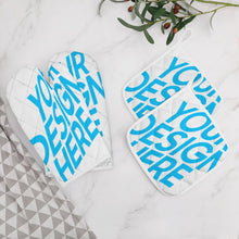 Lade das Bild in den Galerie-Viewer, Topfhandschuhe Set ( 2x Ofenhandschuh + 2x Küchengreifhilfe ) mit Foto selbst gestalten und bedrucken