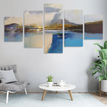 Lade das Bild in den Galerie-Viewer, Ganzes Bild Vertikale Kombination 5 Panel hängende Poster / Wandbilder 5-teilig / Leinwand Malerei mit Foto selbst gestalten und bedrucken