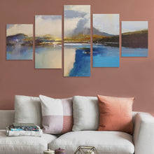 Lade das Bild in den Galerie-Viewer, Ganzes Bild Vertikale Kombination 5 Panel hängende Poster / Wandbilder 5-teilig / Leinwand Malerei mit Foto selbst gestalten und bedrucken