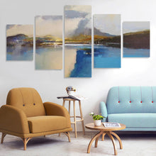 Lade das Bild in den Galerie-Viewer, Ganzes Bild Vertikale Kombination 5 Panel hängende Poster / Wandbilder 5-teilig / Leinwand Malerei mit Foto selbst gestalten und bedrucken