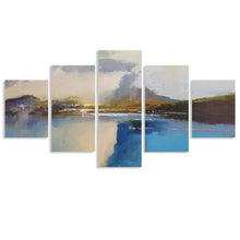 Lade das Bild in den Galerie-Viewer, Ganzes Bild Vertikale Kombination 5 Panel hängende Poster / Wandbilder 5-teilig / Leinwand Malerei mit Foto selbst gestalten und bedrucken