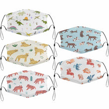 Lade das Bild in den Galerie-Viewer, 5 Stück / Packung Jugendmasken Mund-Nasen-Maske 17*13cm mit Tasche ohne Filter Waschbar selbst gestalten und bedrucken