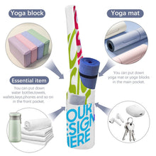 Lade das Bild in den Galerie-Viewer, Multi-Image-Design Aufbewahrungstasche für Yogamatten mit Foto Design Motiv Text selbst gestalten und bedrucken