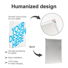 Lade das Bild in den Galerie-Viewer, Eisenblech Bild (verdickt) mit Fotos Muster Text Logo selbst gestalten und bedrucken