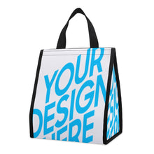 Lade das Bild in den Galerie-Viewer, Faltbare Polyester Essenstasche Lunchtasche Kühltasche Isoliertasche Lunchbag Thermotasche mit Tragegriff hält Lebensmittel länger warm oder kalt mit Foto / Text selbst gestalten und bedrucken