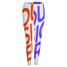 Lade das Bild in den Galerie-Viewer, Multi-Image-Druck Damen / Frauen Sport Fitness Yoga Jogginghose Leggings NZ205 mit Fotos Muster Text Logo selbst gestalten und bedrucken