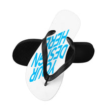 Lade das Bild in den Galerie-Viewer, Damen / Frauen Flip-Flops Badeschuhe Strandschuhe selbst gestalten und bedrucken