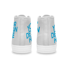Lade das Bild in den Galerie-Viewer, Damen / Frauen Canvas High Top Schuhe selbst gestalten und bedrucken