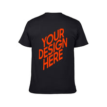 Lade das Bild in den Galerie-Viewer, Doppelseitiger Druck Kurzarm TSHIRT T-Shirt 100% Baumwolle - Herren / Männer - selbst gestalten und bedrucken