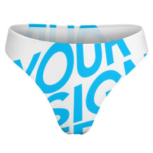 Lade das Bild in den Galerie-Viewer, Einzelbilddruck Tanga Badehose Slip NZ207 Damen mit Foto Text selbst gestalten und bedrucken