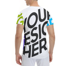 Lade das Bild in den Galerie-Viewer, Große Größen Multi-Image-Druck Voll Druck Herren / Männer TSHIRT Baseball Kurzarmshirt Kurzarmhemd AJT mit Fotos Muster Text Logo selbst gestalten und bedrucken