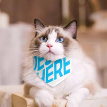 Lade das Bild in den Galerie-Viewer, Haustier Haustierhalsband Schal Tier-Halstuch Hunde Dreieck Bandanas mit Fotos Muster Text Logo selbst gestalten und bedrucken