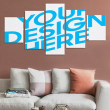 Lade das Bild in den Galerie-Viewer, Ganzes Bild Vertikale Kombination 5 Panel hängende Poster / Wandbilder 5-teilig / Leinwand Malerei mit Foto selbst gestalten und bedrucken