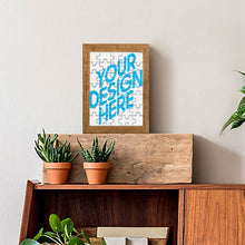 Lade das Bild in den Galerie-Viewer, Fotopuzzle Holz Puzzle Spielzeug mit flachem Box - vertikale Version - selbst gestalten und bedrucken
