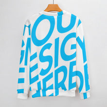 Lade das Bild in den Galerie-Viewer, Einzelbild-Design Unisex Sweatshirt Pulli mit Rundhalsausschnitt MY09 Damen/Herren mit Foto Design Motiv Text selbst gestalten und bedrucken
