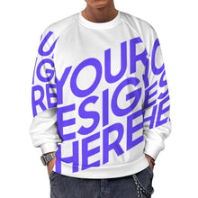 Lade das Bild in den Galerie-Viewer, Einzelbild-Design Herren / Männer Pullover Sweatshirt A27H mit Foto Design Motiv Text selbst gestalten und bedrucken