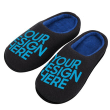 Lade das Bild in den Galerie-Viewer, Hausschuhe Pantoffeln für Damen / Frauen aus Baumwolle mit Foto selbst gestalten und bedrucken
