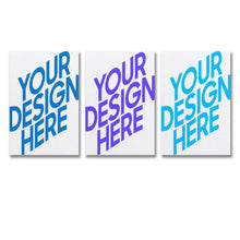 Lade das Bild in den Galerie-Viewer, Multi-Image-Design Druck Vertikale-Version 2:3 hängende Poster 3 Panel / Wandbilder 3-teilig / Leinwandbild Malerei mit Foto selbst gestalten und bedrucken