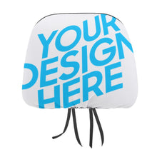 Lade das Bild in den Galerie-Viewer, Auto Zubehör Kopfstützenbezug Kopfkissen Auto Kissen mit Foto Text selbst gestalten und bedrucken