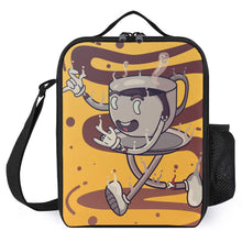 Lade das Bild in den Galerie-Viewer, 600D Polyester Lunchtasche Lunch Bag Kühltasche mit Schultergurt mit Foto / Text selbst gestalten und bedrucken