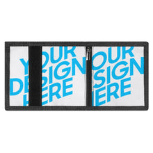 Lade das Bild in den Galerie-Viewer, Mini Geldbörse Portemonnaie Geldbeutel Portmonee Geldtasche Lang mit Foto Muster Text Logo selbst gestalten und bedrucken