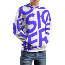 Lade das Bild in den Galerie-Viewer, Einzelbild-Design Herren / Männer Kapuzensweatshirt Hoodie Kapuzenpullover A37H mit Foto Design Motiv Text selbst gestalten und bedrucken