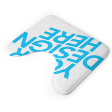 Lade das Bild in den Galerie-Viewer, U-förmige Bodenmatte Toilette Badezimmer WC Teppich rutschfeste Matte Toilettendeckel mit Fotos Muster Text Logo selbst gestalten und bedrucken