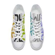 Lade das Bild in den Galerie-Viewer, Herren/Männer Canvas High Top Schuhe differenziert selbst gestalten und bedrucken
