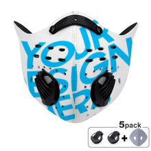 Lade das Bild in den Galerie-Viewer, Ohrhaken-Reitmaske Fashion Gesichtsmaske selbst gestalten und bedrucken