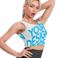 Lade das Bild in den Galerie-Viewer, YJ031 Sport BH Bra Damen / Frauen Voll-Druck selbst gestalten und bedrucken