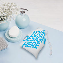 Lade das Bild in den Galerie-Viewer, Drawstring Storage Bag Canvas Kordelzugbeutel beidseitiger Druck mit Foto Text selbst gestalten und bedrucken