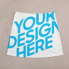 Lade das Bild in den Galerie-Viewer, Einzelbilddruck Voll Druck Damen / Frauen A-Linien-Rock MINI Kurz Rock ALQ mit Fotos Muster Text Logo selbst gestalten und bedrucken